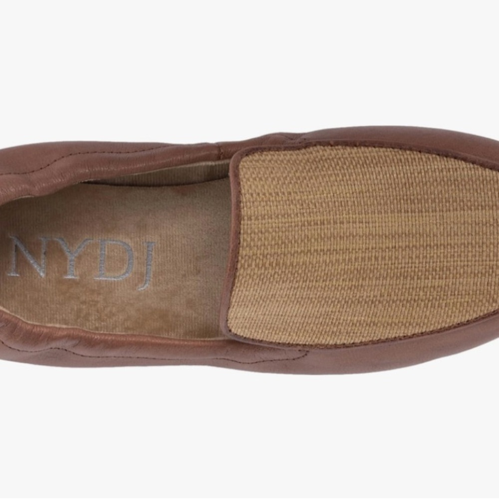 NYDJ Brown and Tan Women's Loafers - Picture 5 of 6